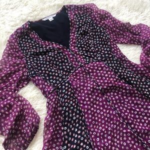 DVF A-Line Silk Dress